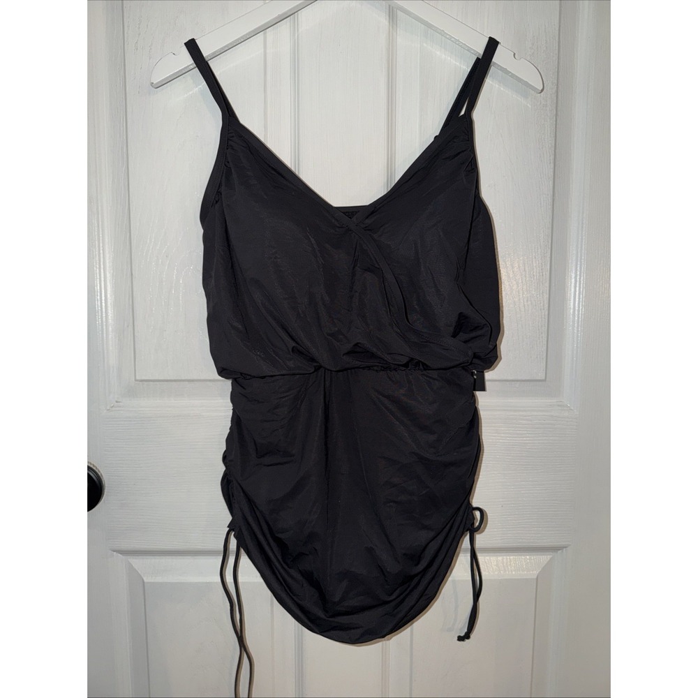 NEW Dreamsuit By Miracle Swim One Piece Control Dreamtex Slimming Sz 8 Women's